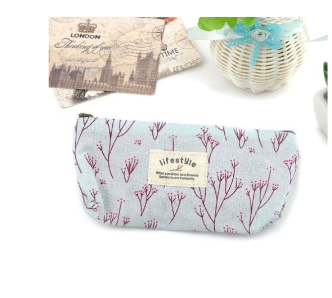 Estuche Cartoon Kawaii Canvas Estudiante - Organizador Escritorio | Cozy Moments