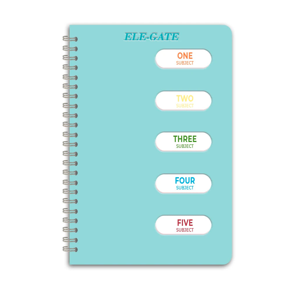 Cuaderno Coreano con Secciones