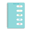 Cuaderno Coreano con Secciones