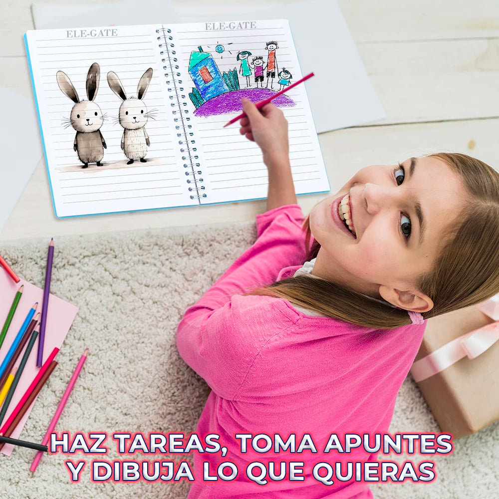 Cuaderno Coreano con Secciones