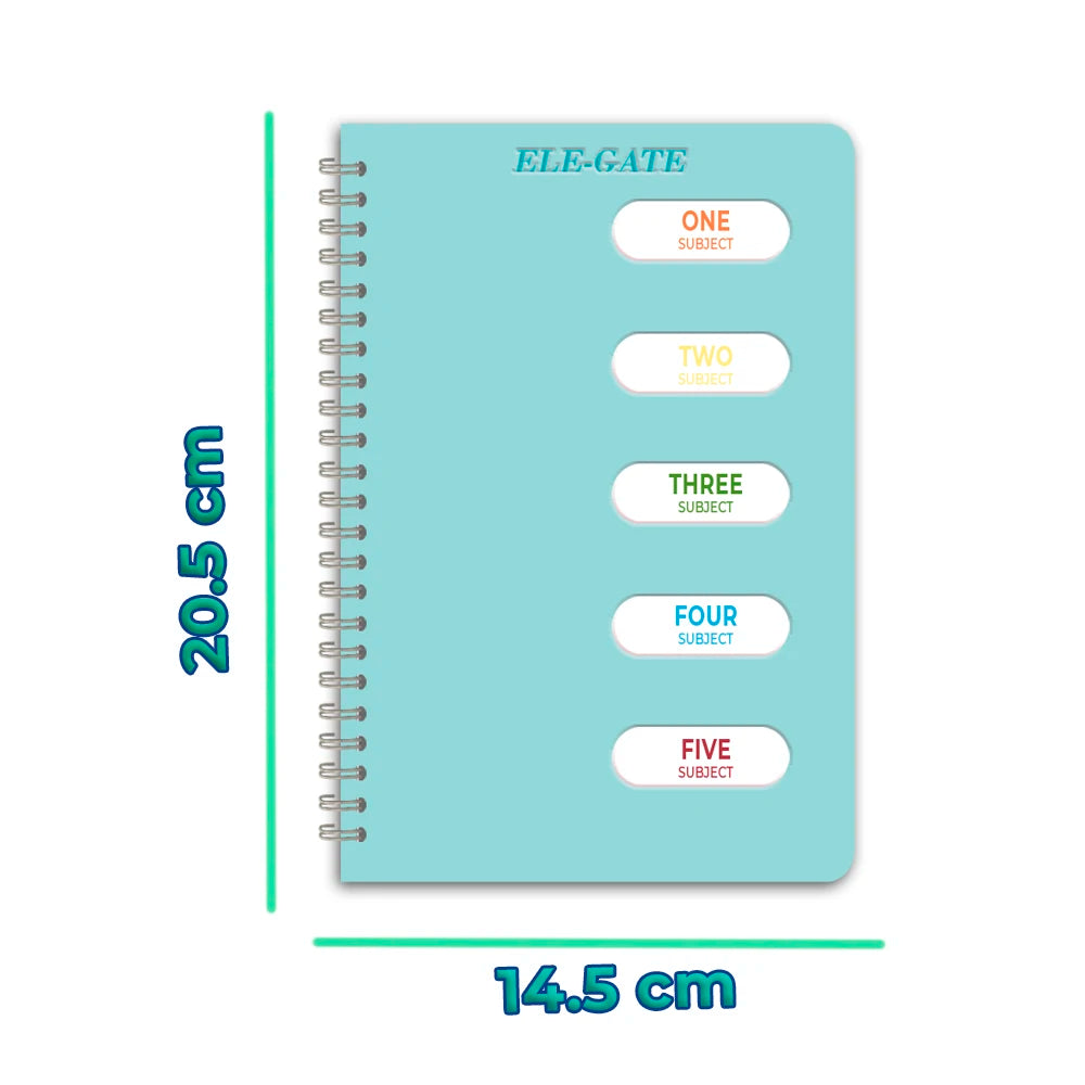 Cuaderno Coreano con Secciones