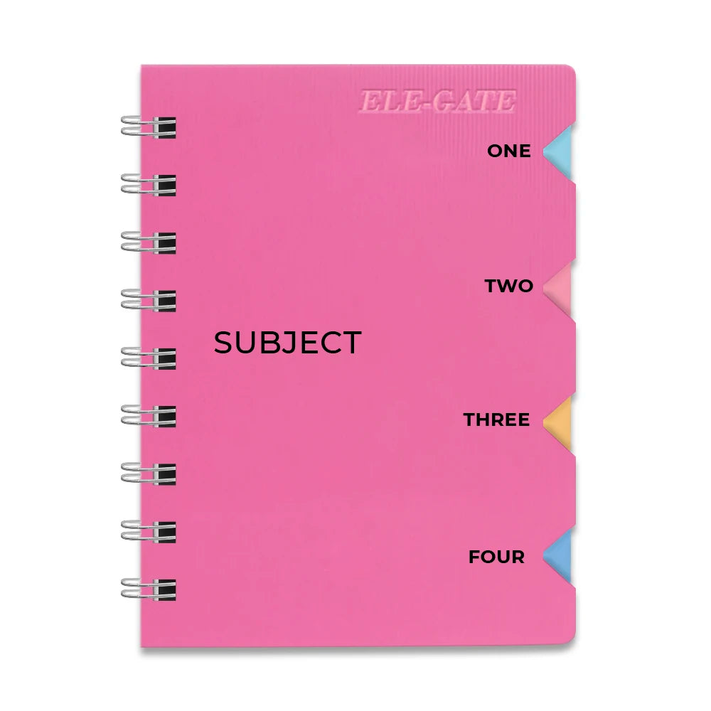 Cuaderno Espiral con Separadores
