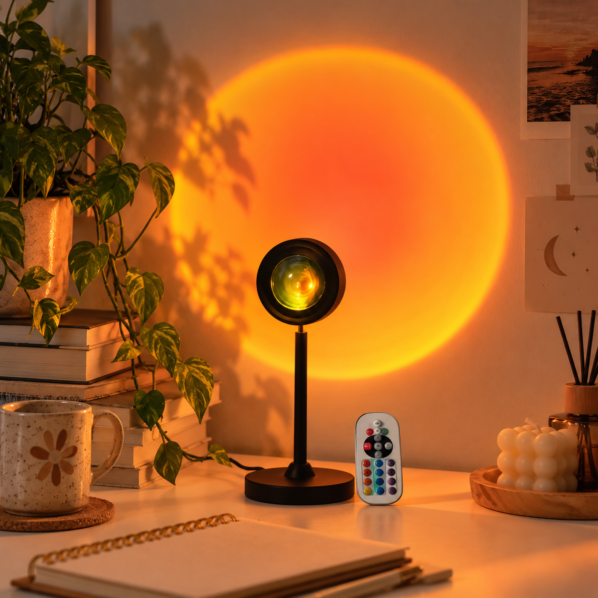 Lámpara Sunset LED | Tu propio atardecer en casa