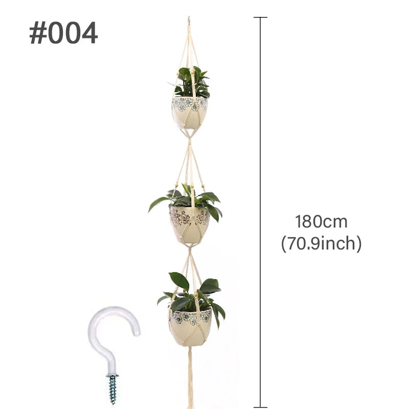 Colgador de plantas de macramé | Un hogar lleno de vida
