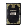 Password Journal Retro Lock Notepad A5 Student Diary Classical Creative Business Hand Ledger PU Customization Notebook