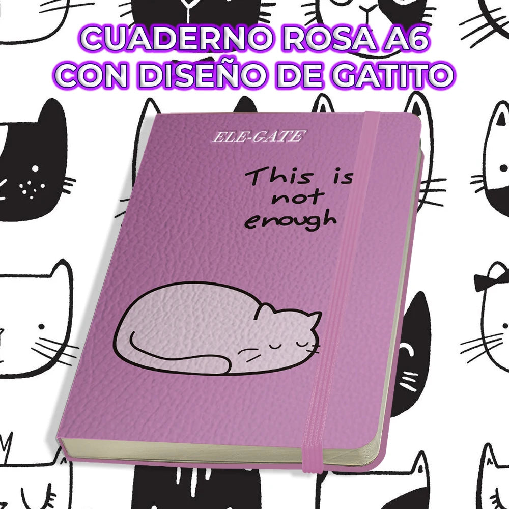 Cuaderno Kawaii Rosa