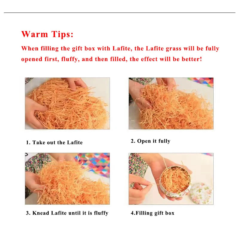 DIY Colorful Shredded Crinkle Paper Raffia Candy Boxes Wedding Marriage Home Decoration Party Gift Packaging Filling Material