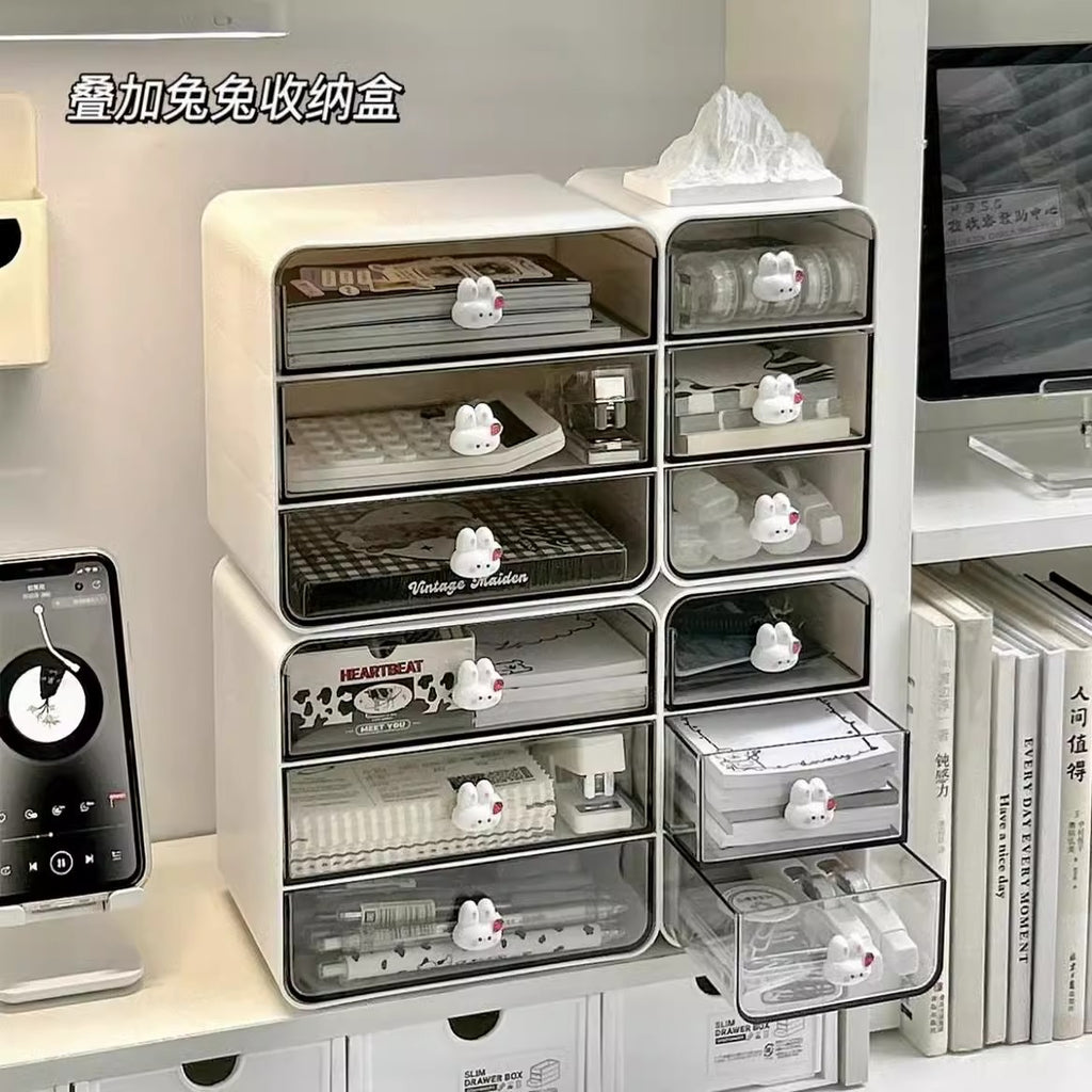 Lindo Organizador con Cajones Transparentes