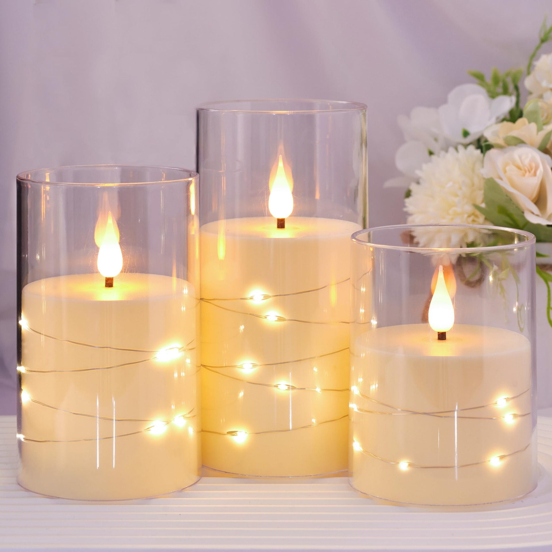 Vela Decorativa con Luz LED