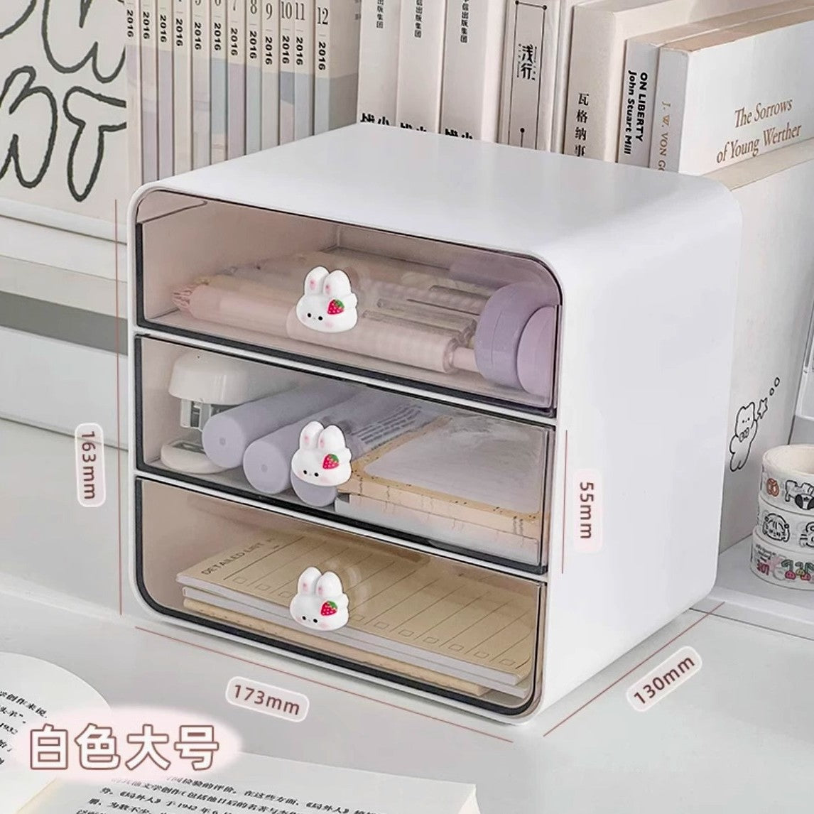Lindo Organizador con Cajones Transparentes