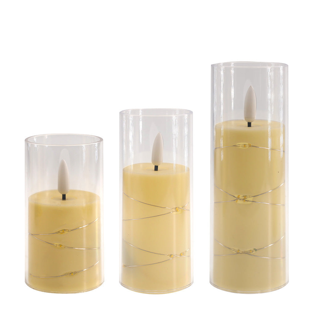 Vela Decorativa con Luz LED