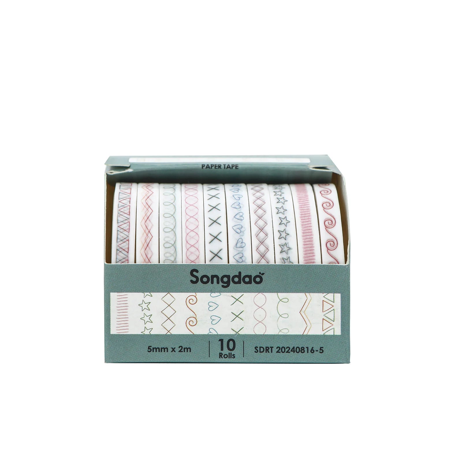 Washi Tape Decorativo Pastel - Set 10 Rollos | Cozy Moments