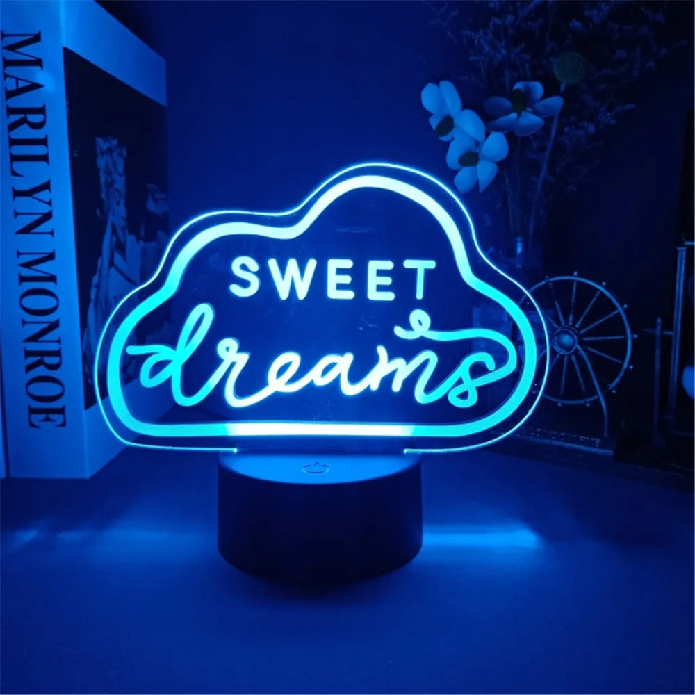 Letrero Neon LED 3D 🌙 — La luz que define tu espacio