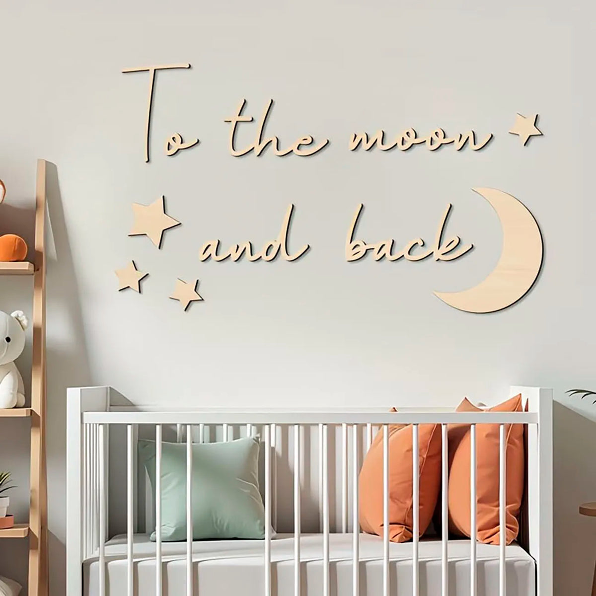 Decoración Mural To the Moon and Back | Hasta la luna y de vuelta 🌙