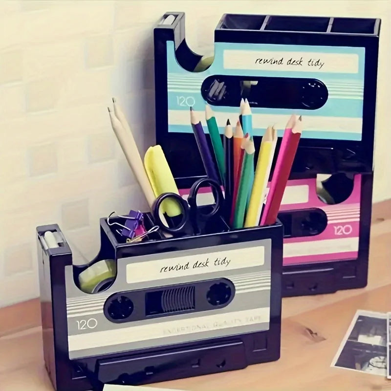 Organizador Cassette Retro | Orden con personalidad 🎧