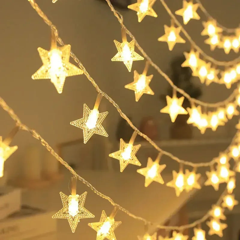 Luces LED Estrella Guirnalda ✨🌟