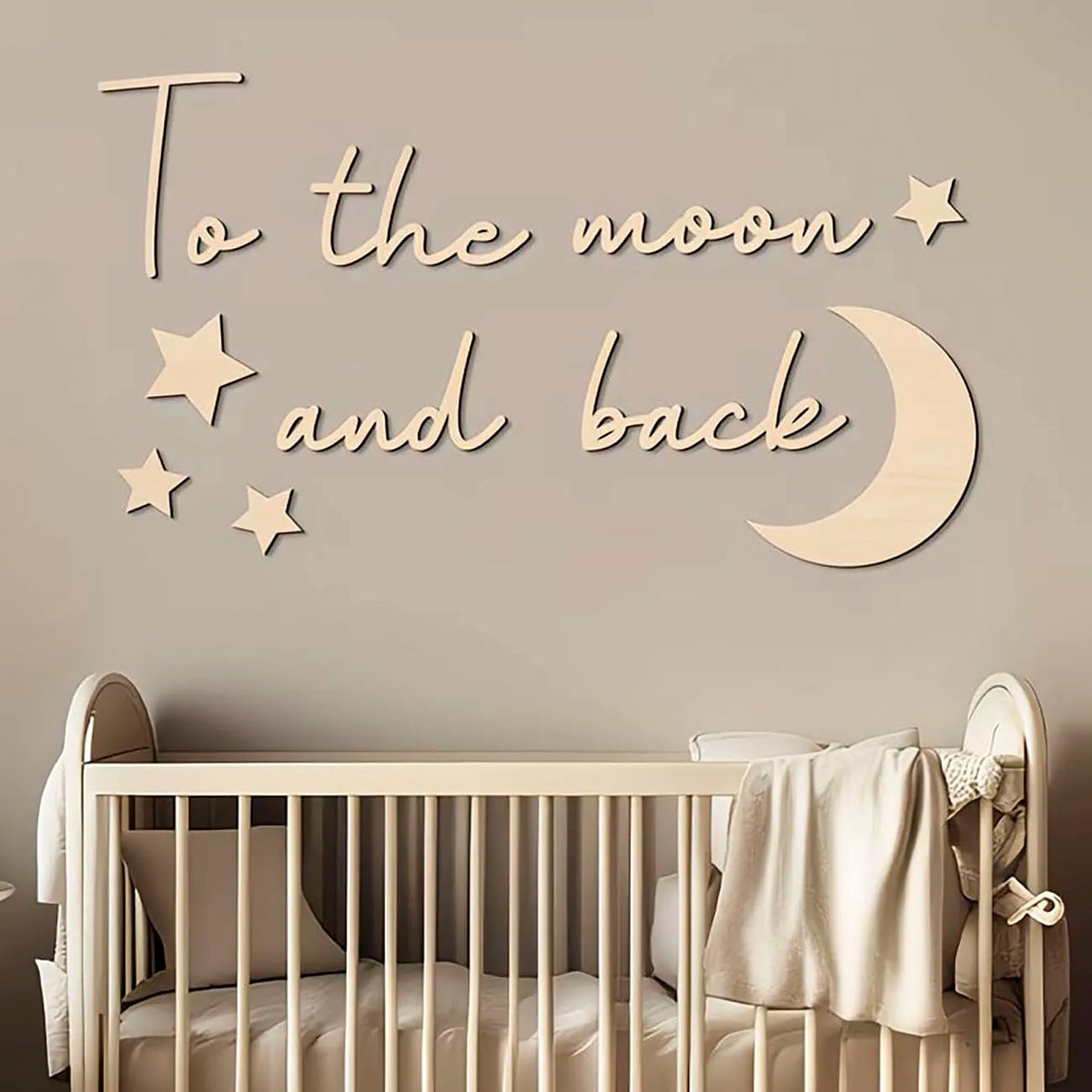 Decoración Mural To the Moon and Back | Hasta la luna y de vuelta 🌙