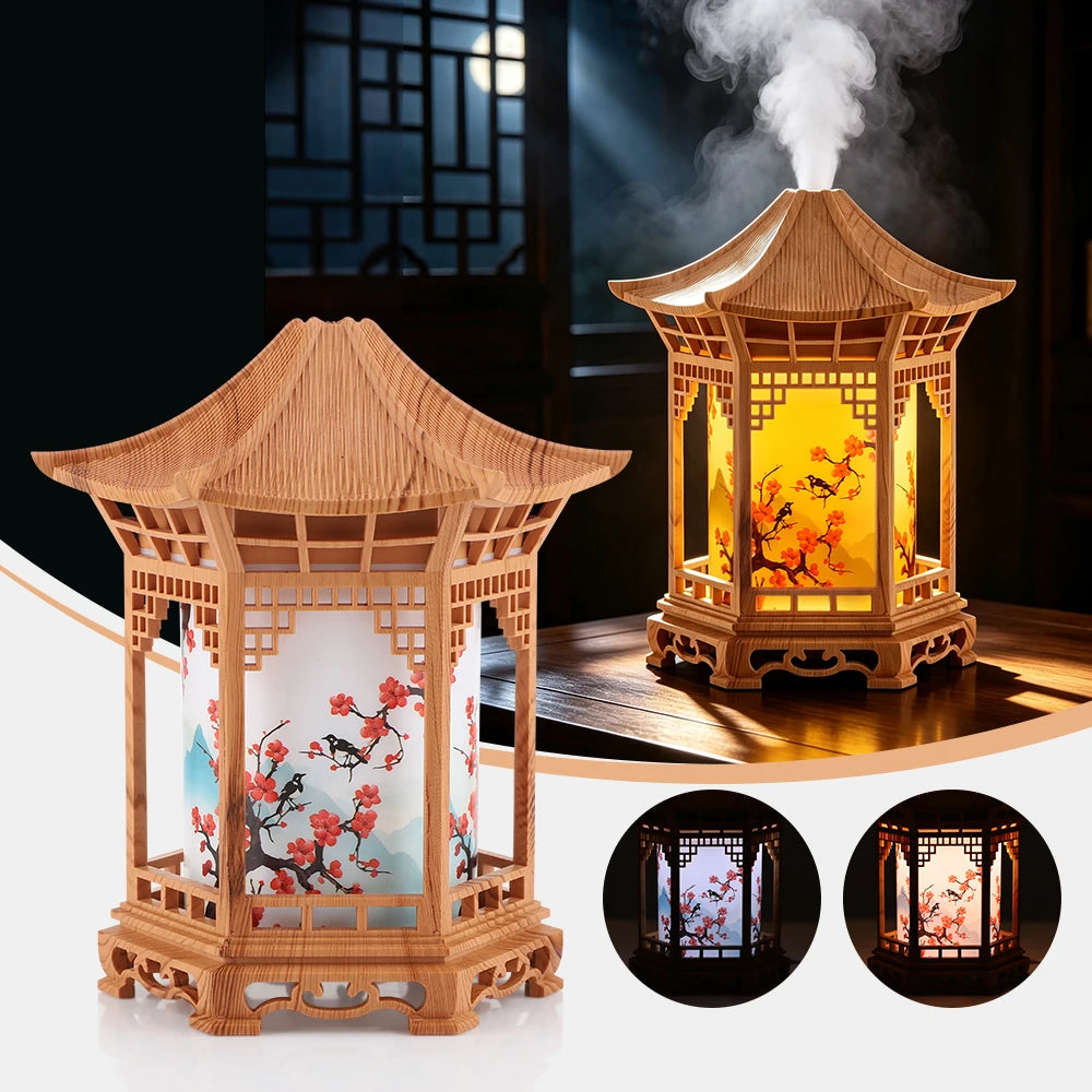 Humidificador Pabellón | Luz entre cerezos  🏮
