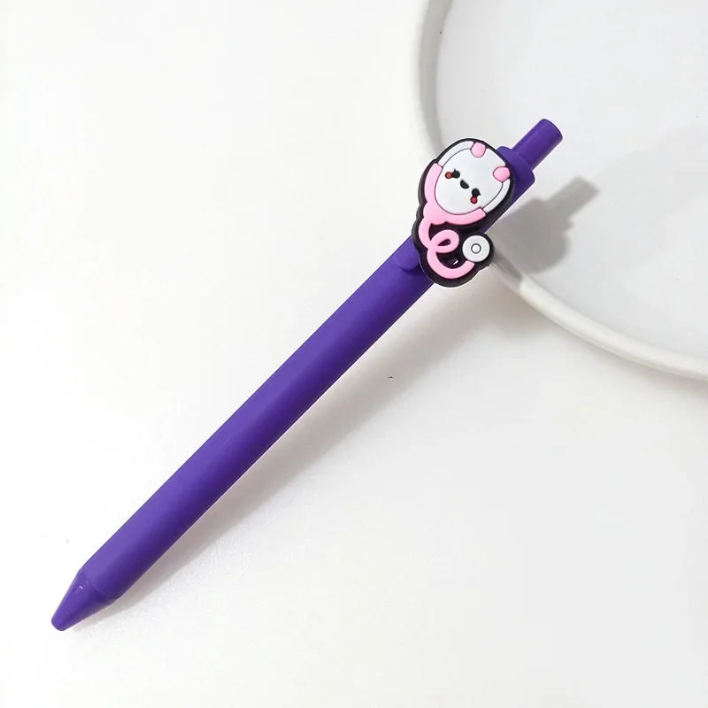Lápices Gel Kawaii Diseño Enfermera 0.5mm - Papelería Cute | Cozy Moments