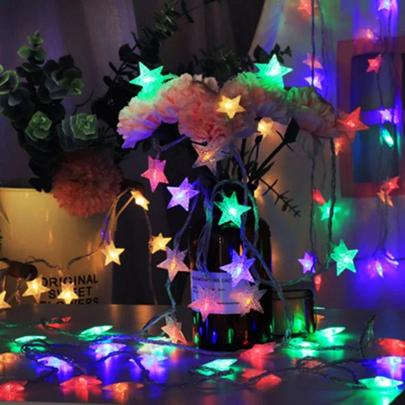 Luces LED Estrella Guirnalda ✨🌟