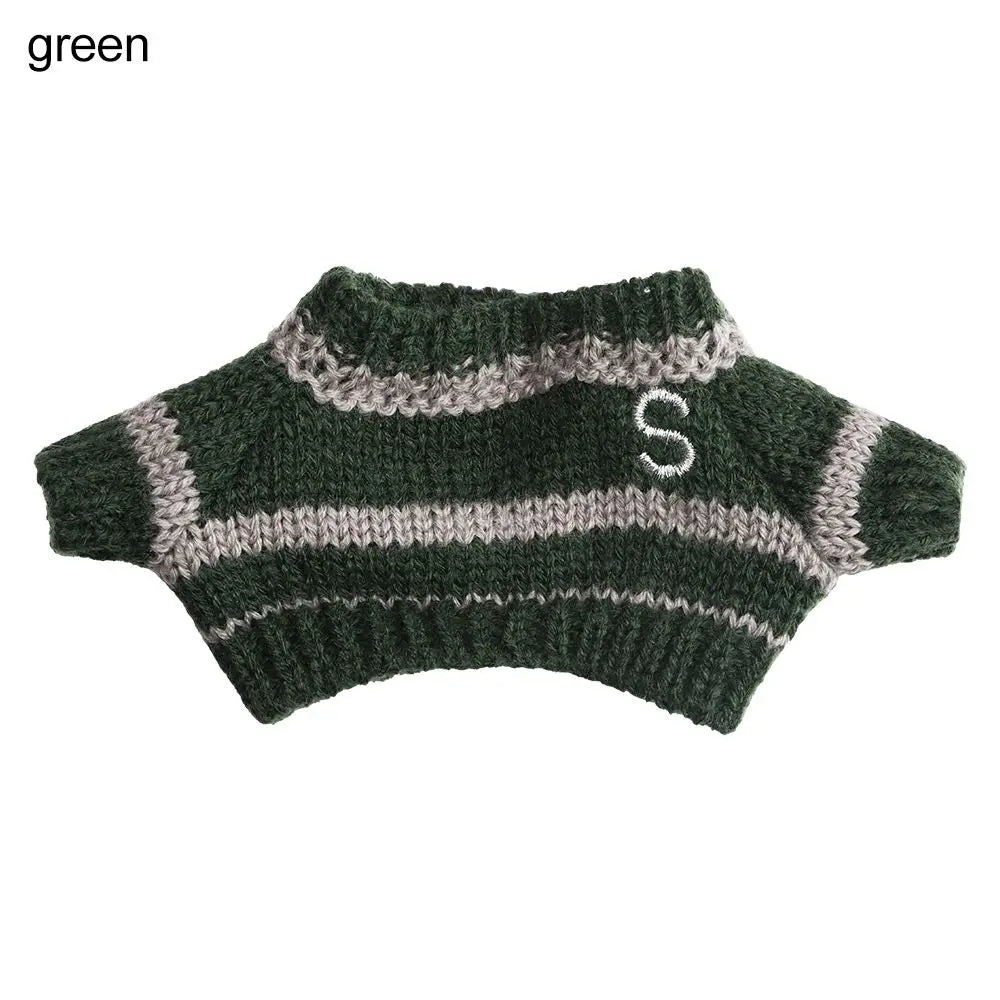 Doll Knitted Sweater for 20cm Plush Dolls Clothes Doll's Clothing Accessories Knitted Clothing Kids Toy Gifts Doll Supplies