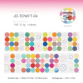 JIANWU The Sweetness Five-grain Sugar Series Colorful Dot Landscape Material Collage PET Tape Creative DIY Journal Stationery