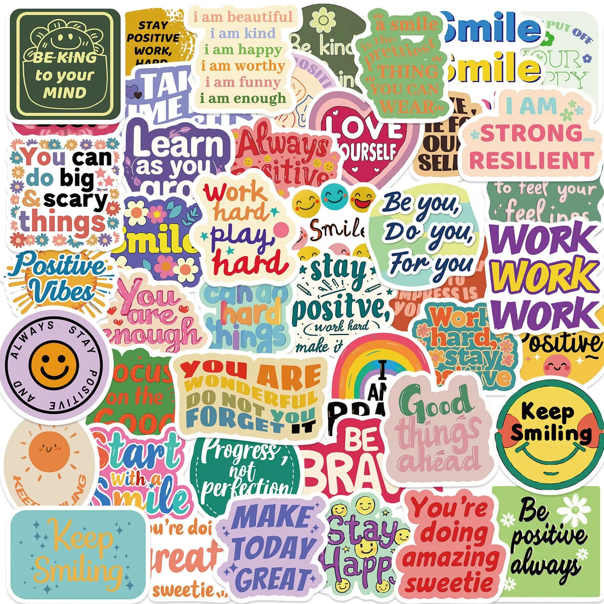 Stickers de Afirmaciones Positivas |  Llena tu día de mensajes que inspiran ✨