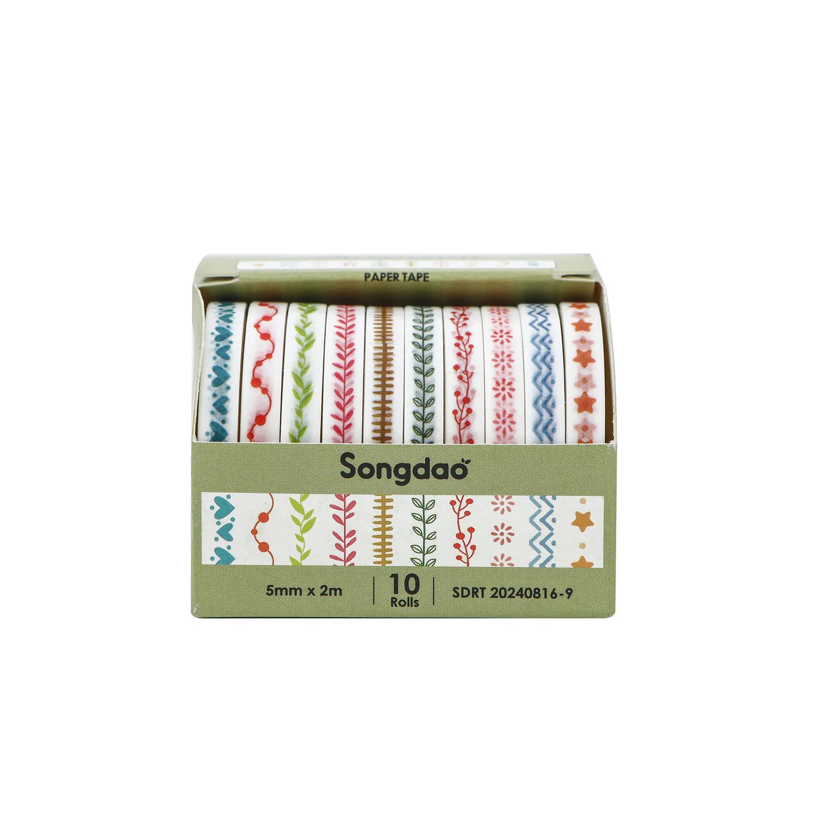 Washi Tape Decorativo Pastel - Set 10 Rollos | Cozy Moments