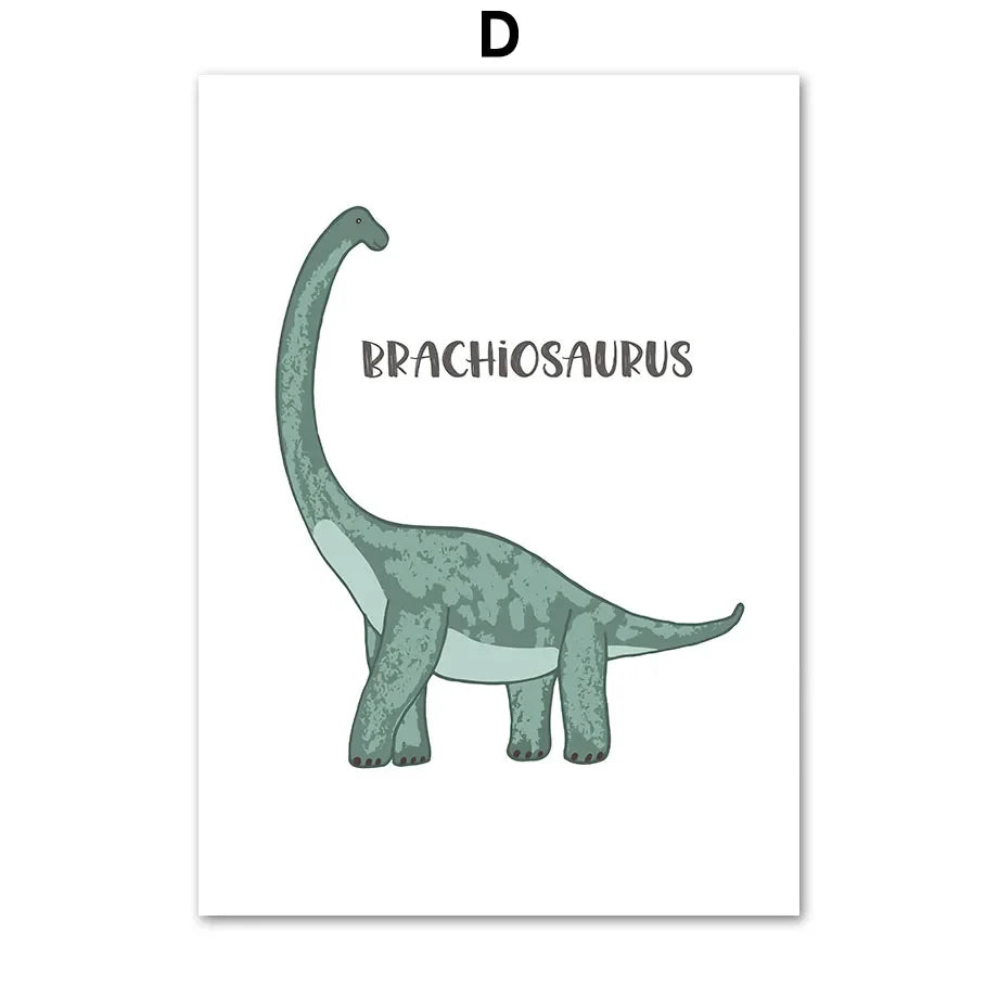 Lámina Decorativa Dinosaurios