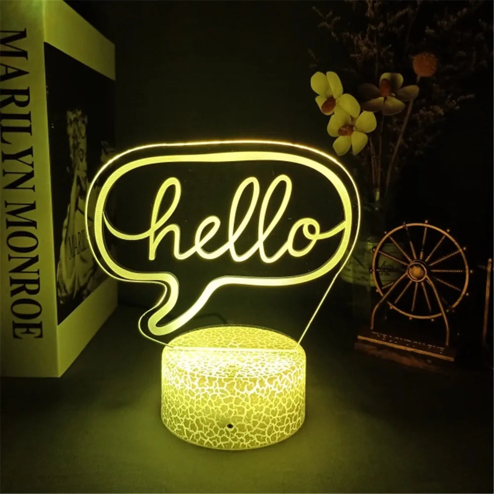 Letrero Neon LED 3D 🌙 — La luz que define tu espacio