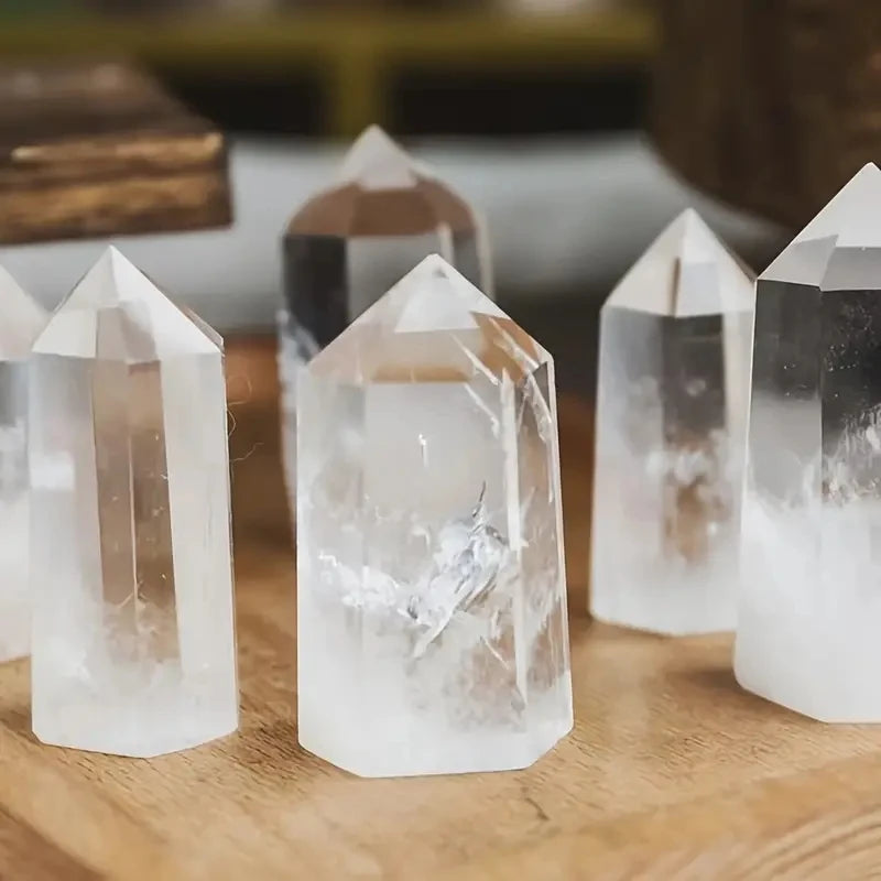 Torre de Cuarzo Cristal 🔮 — Energía y belleza en tu espacio