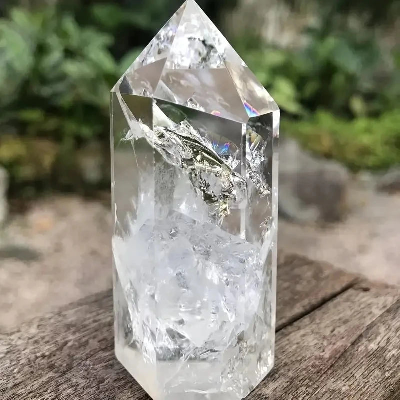 Torre de Cuarzo Cristal 🔮 — Energía y belleza en tu espacio