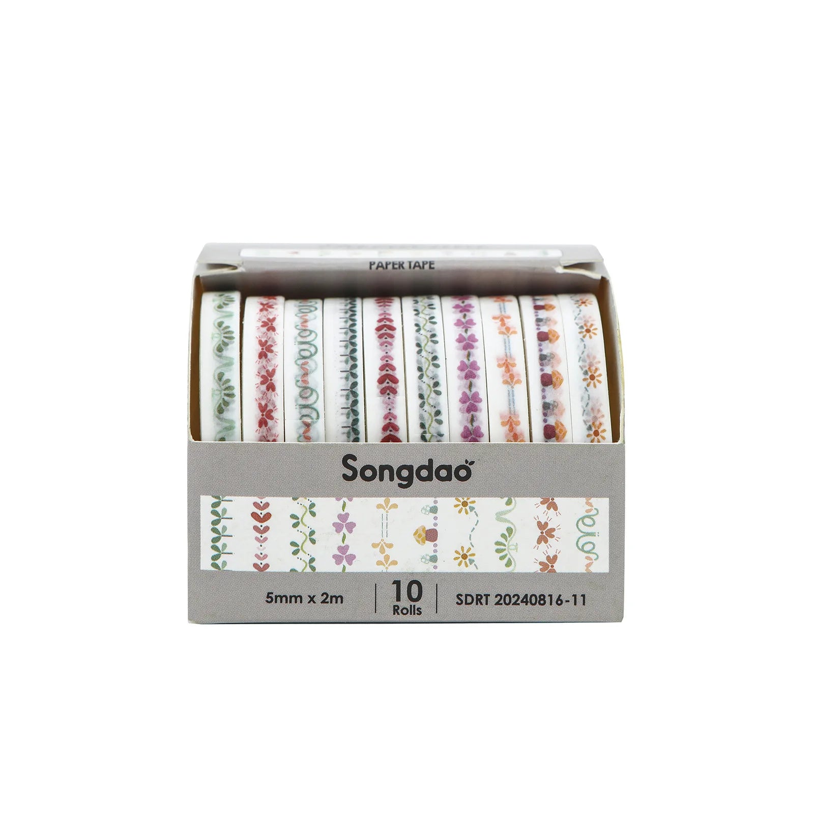 Washi Tape Decorativo Pastel - Set 10 Rollos | Cozy Moments
