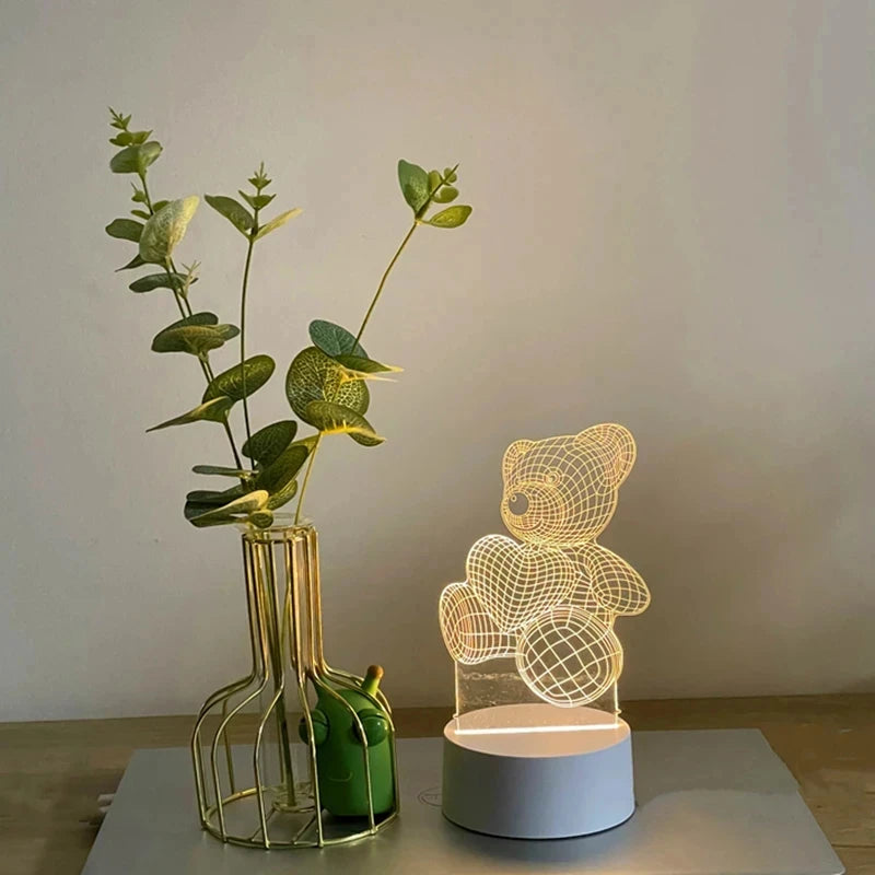 Lámpara Oso 3D