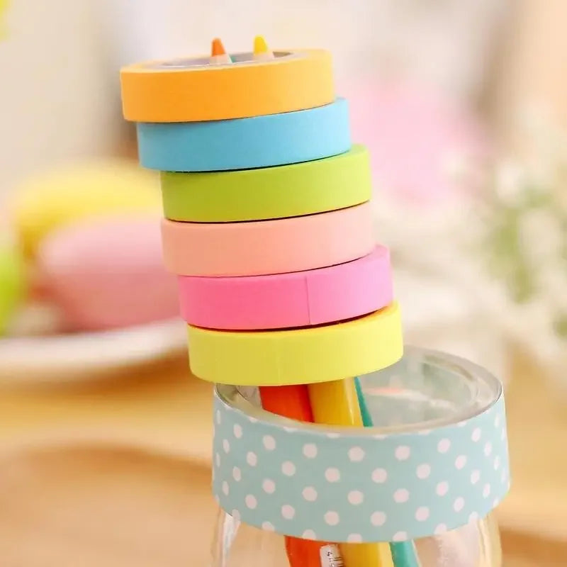 Washi Tapes de Colores Artesanales