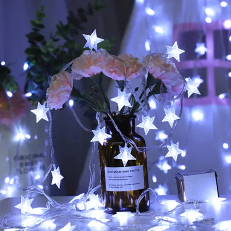 Luces LED Estrella Guirnalda ✨🌟