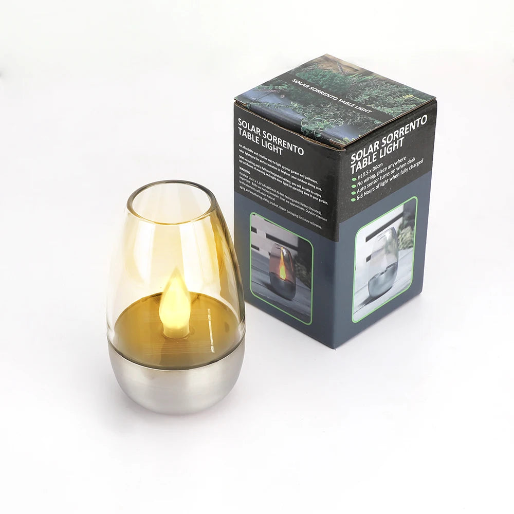 Vela LED Solar para Exterior