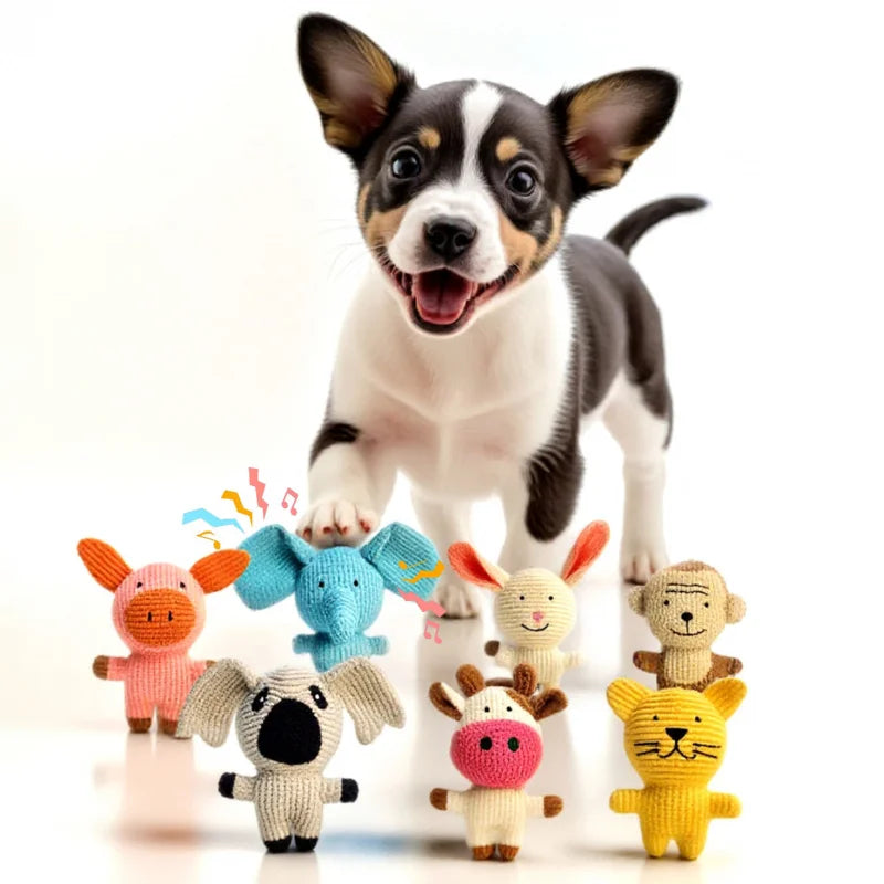 Juguete Peluche Animalitos para Mascotas 🐾✨