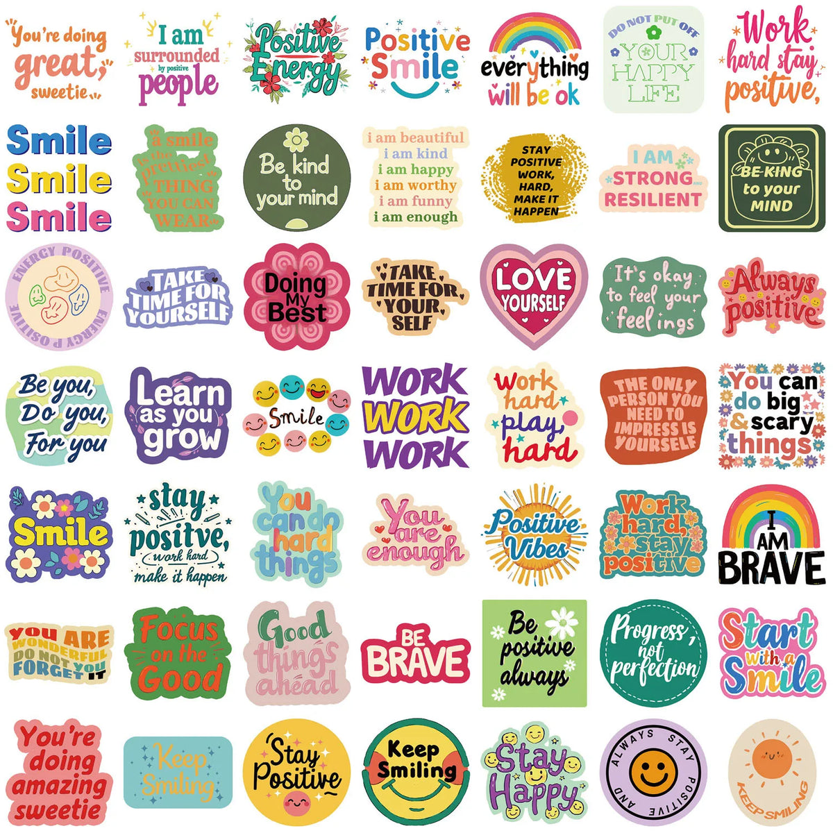 Stickers de Afirmaciones Positivas |  Llena tu día de mensajes que inspiran ✨