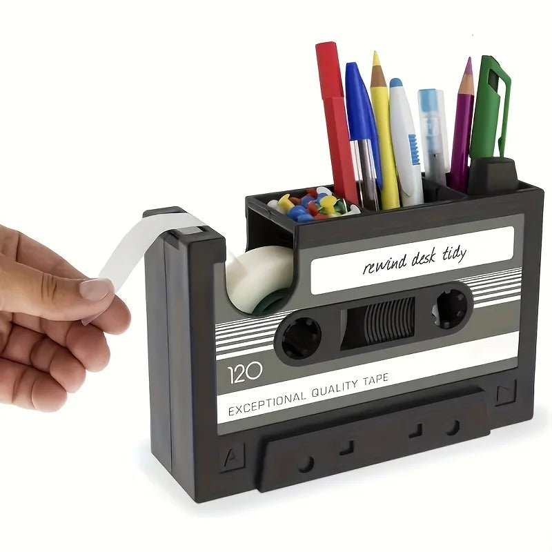 Organizador Cassette Retro | Orden con personalidad 🎧