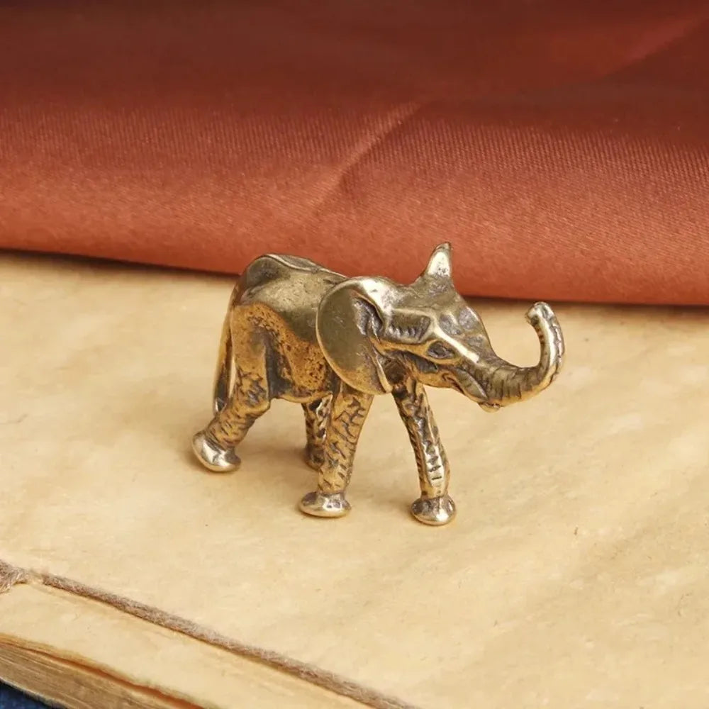 Elefante Decorativo Bronce Antiguo