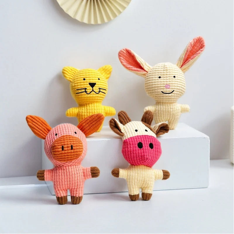 Juguete Peluche Animalitos para Mascotas 🐾✨