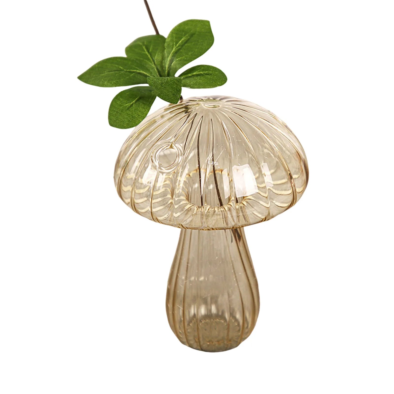 Florero Hongo de Vidrio — El detalle que transforma una repisa