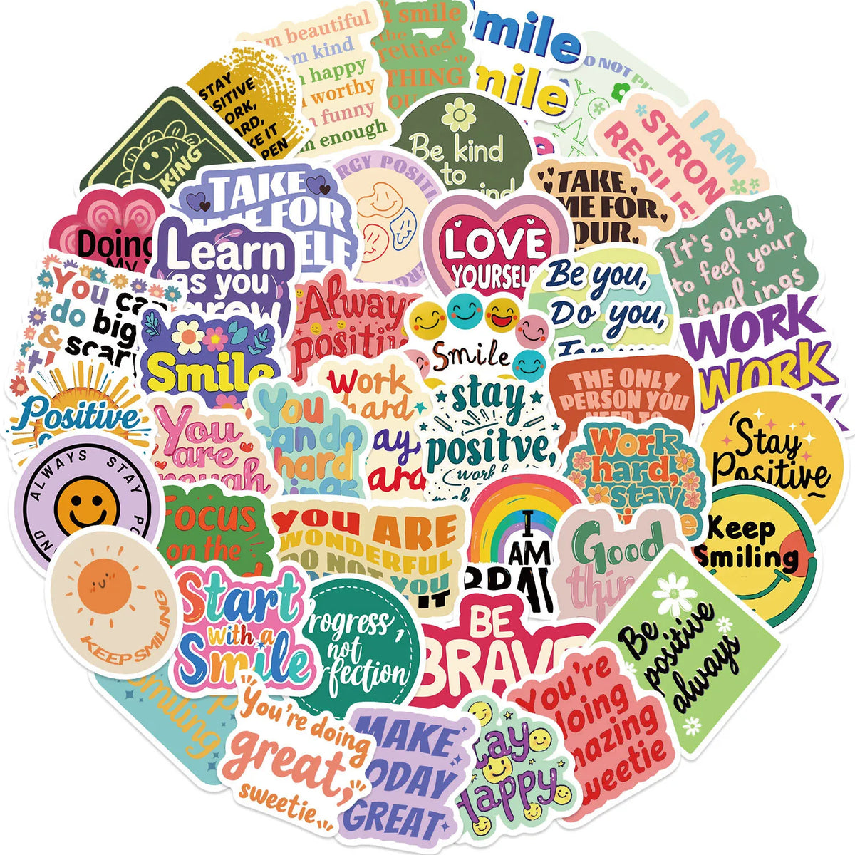 Stickers de Afirmaciones Positivas |  Llena tu día de mensajes que inspiran ✨
