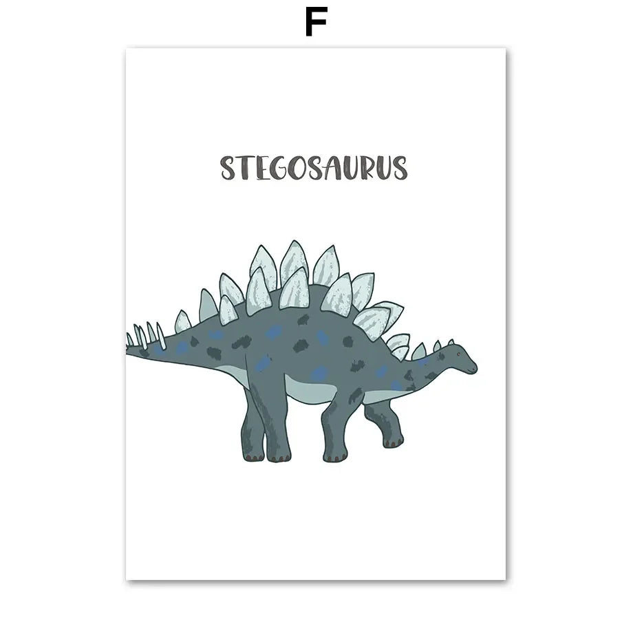 Lámina Decorativa Dinosaurios
