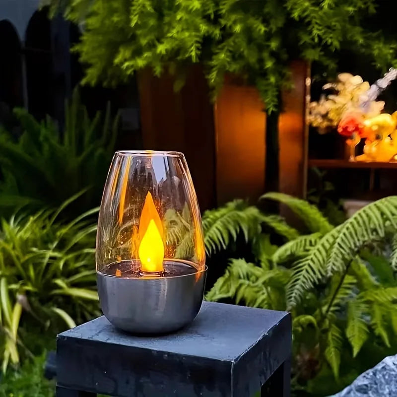 Vela LED Solar para Exterior