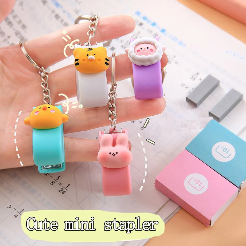 Grapadora Mini Portátil Kawaii - Escritorio