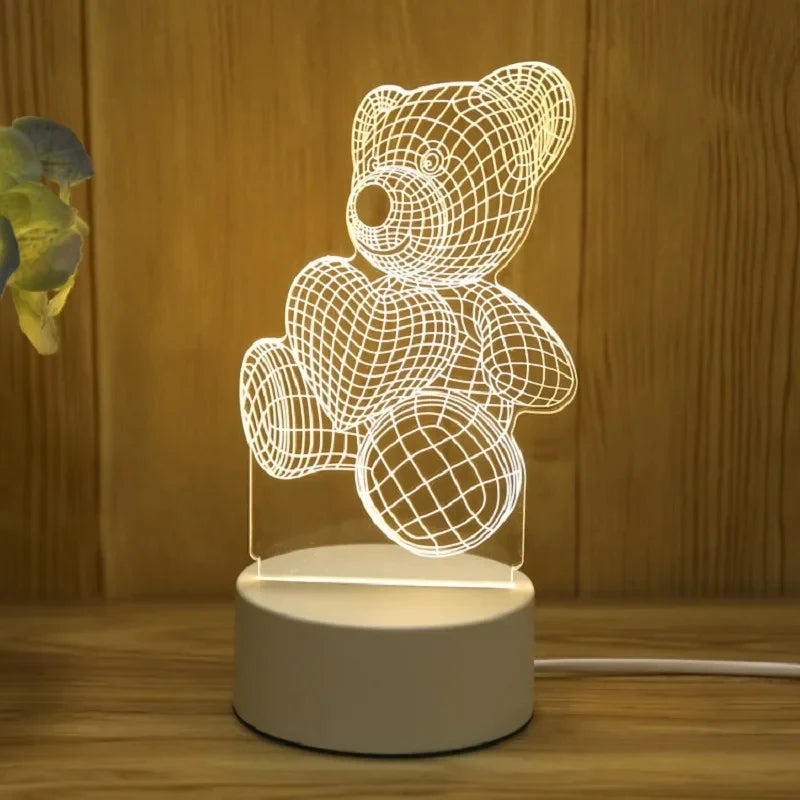 Lámpara Oso 3D