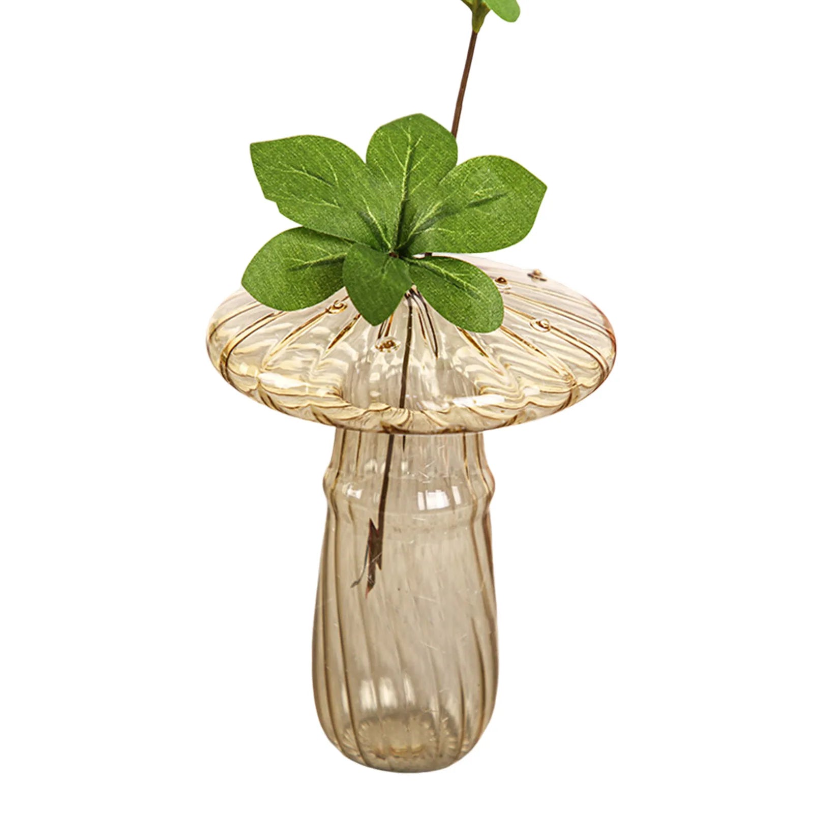 Florero Hongo de Vidrio — El detalle que transforma una repisa