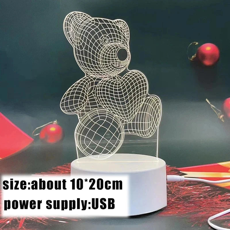 Lámpara Oso 3D